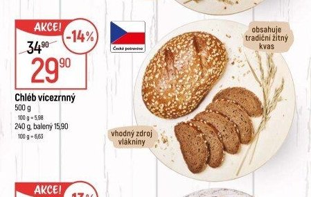 Chléb vícezrnný 500 g