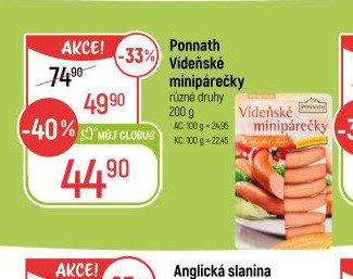 Ponnath Vídeňské minipárečky