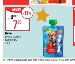 Hello ovocná svačinka