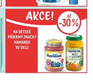 Hamánek dětské příkrmy ve skle