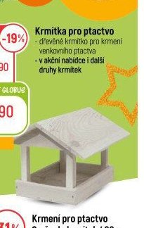 Krmítka pro ptactvo - Globus akcniletaky.com
