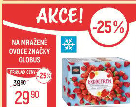 Jahody mražené Globus