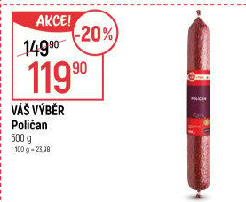 Salám Poličan Váš Výběr