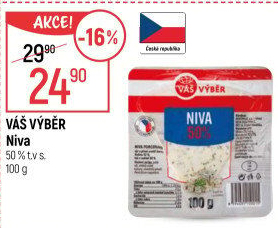 Sýr Niva 50% Váš Výběr