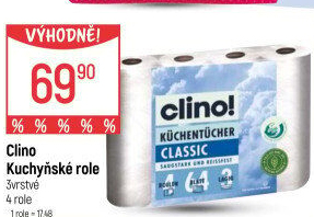 Utěrky kuchyňské 3vrstvé Clino!