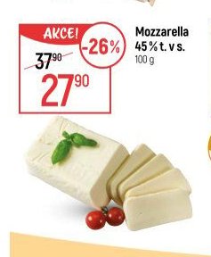 Mozzarella 45% t. v s.