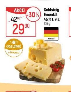 Goldsteig Ementál 45% t. v s.