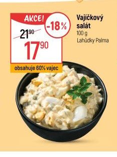 Vajíčkový salát Lahůdky Palma