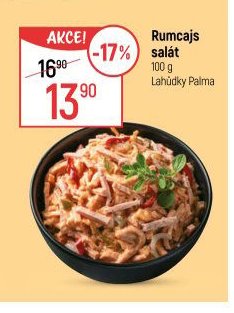 Rumcajs salát Lahůdky Palma