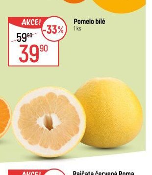 Pomelo bílé