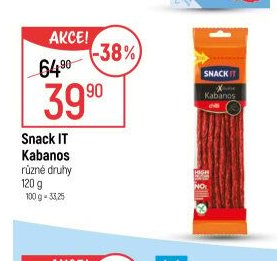 Snack IT Kabanos 120 g