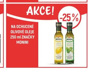 Ochucené olivové oleje Monini