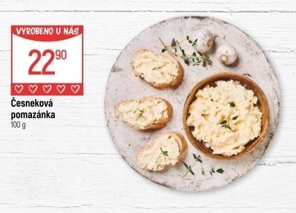 Česneková pomazánka Globus