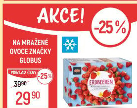 Jahody mražené Globus