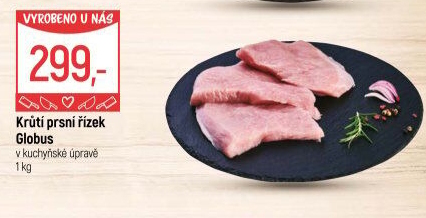 Krůtí prsní řízky Globus