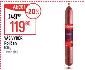 Salám Poličan Váš Výběr