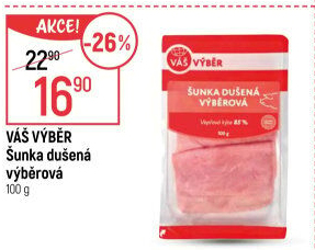 Šunka výběrová dušená Váš Výběr