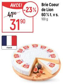 Sýr Brie Coeur de Lion