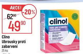 Ubrousky na praní Clino!