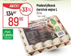 Vejce z podestýlky L Ovus