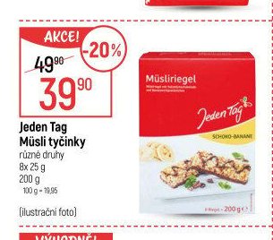 Jeden Tag Müsli tyčinky