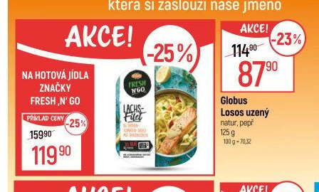Globus Fresh, 'n' Go Losos uzený