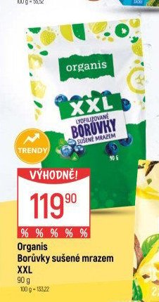 Organis Borůvky sušené mrazem XXL