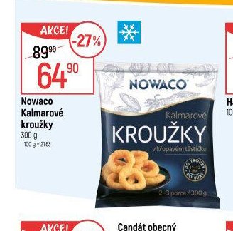 Nowaco Kalmarové kroužky 300 g