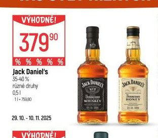 Jack Daniel's 35-40% 0,5 l