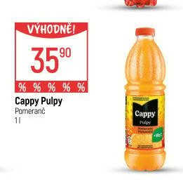 Cappy Pulpy Pomeranč 1 l