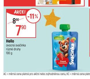 Hello ovocná svačinka