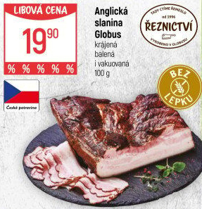 Anglická slanina Globus