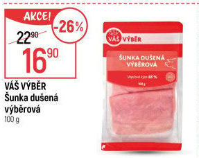 Šunka výběrová dušená Váš Výběr