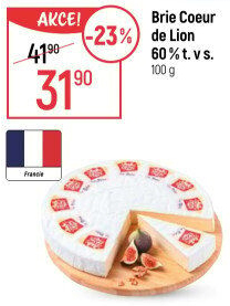 Sýr Brie Coeur de Lion