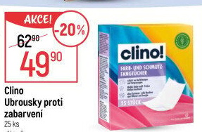 Ubrousky na praní Clino!