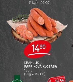 Krahulík Papriková klobása