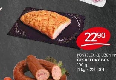 Kostelecké uzeniny Česnekový bok