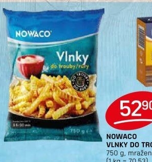 Hranolky vlnky mražené Nowaco