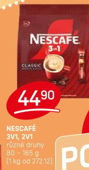 Instantní káva porcovaná 2v1 Nescafé