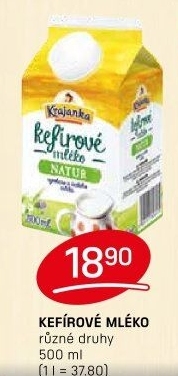 Kefírové mléko Krajanka