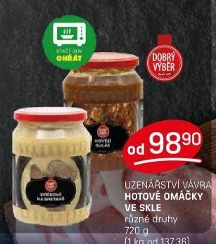 Omáčky hotové Dobrý výběr