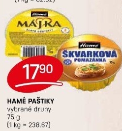 Paštiky Hamé
