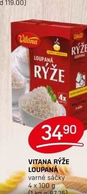 Rýže loupaná dlouhozrnná Vitana