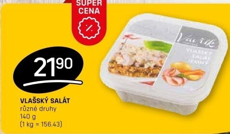 Salát vlašský Lahůdky Vavřík