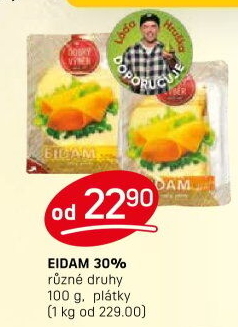 Sýr Eidam 30% Dobrý Výběr