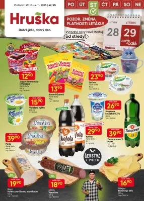 akční leták Hruška 29.10.2025-4.11.2025
