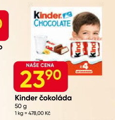 Čokoládky Kinder