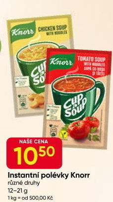 Instantní polévky Knorr