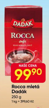 Mletá káva Rocca cafe Dadák