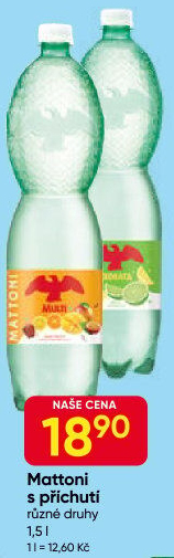 Ochucená voda Mattoni